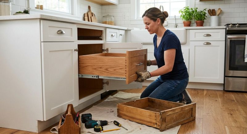 Cabinet Drawer Remodeling in Muncie, IN