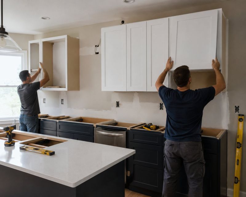Kitchen Island Installation in Kokomo, IN