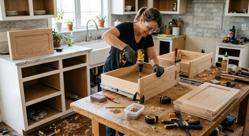 Oak Cabinet Remodeling in Terre Haute, IN
