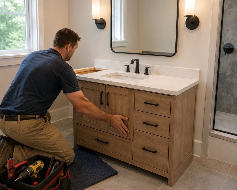 Vanity Installation in Muncie, IN