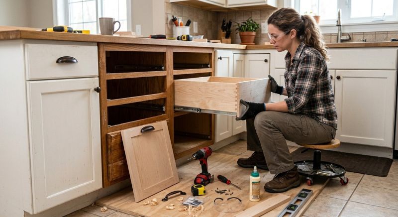 Wood Cabinet Installation in Muncie, IN